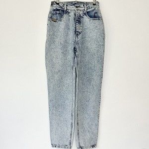 P.S Gitano Acid Wash 80s Vintage Size 8 Mom Jeans High‎ Rise